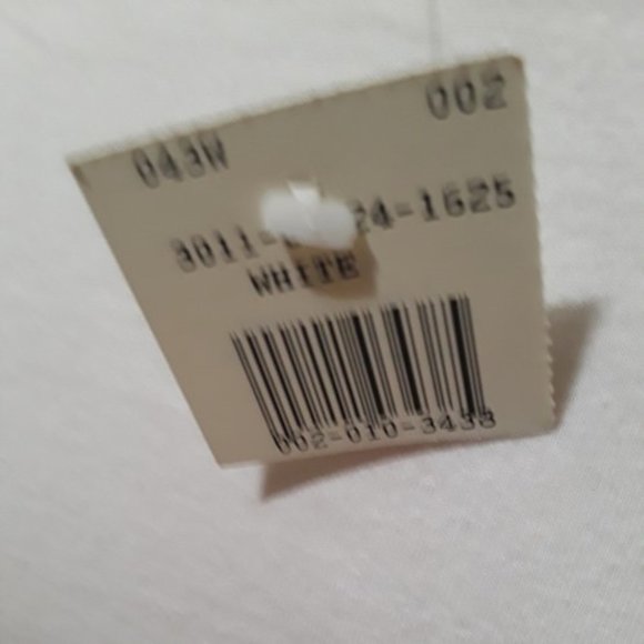 Colt Story White Short Sleeve Criss Cross V-Neck Top Size S NWT - Picture 3 of 3